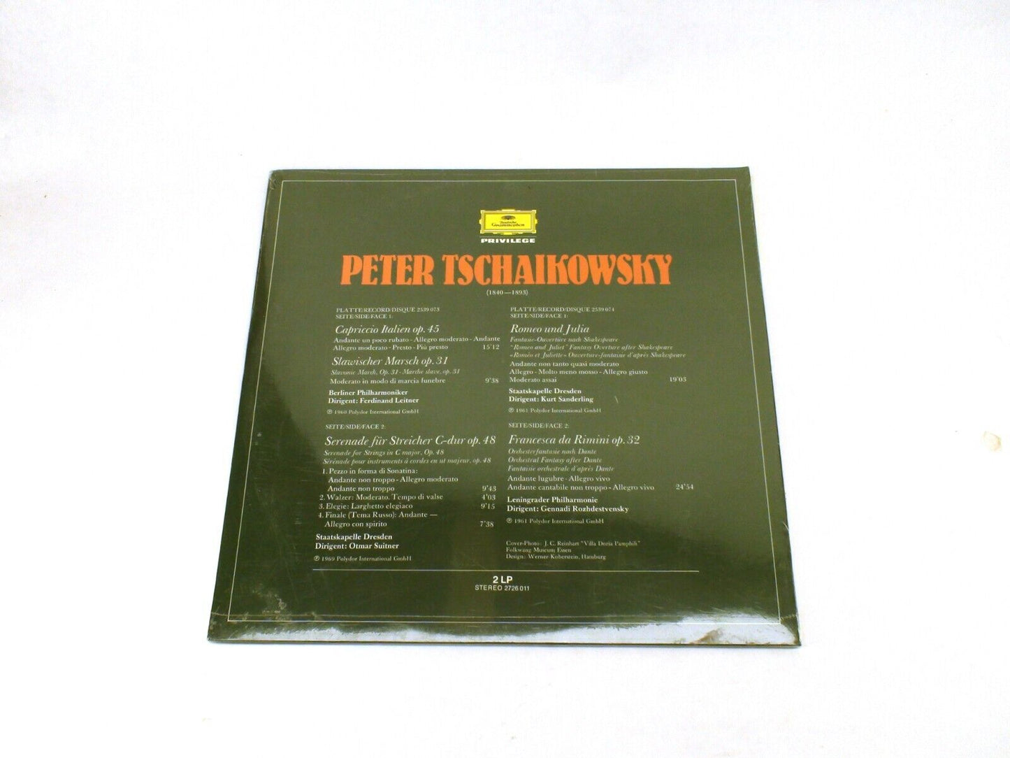 Symphonic Elegance: Peter Tschaikowsky 'Made in Germany' Sealed Vinyl