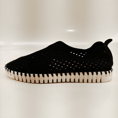 Ilse Jacobsen Black and White Espadrilles Women's Size EU 38