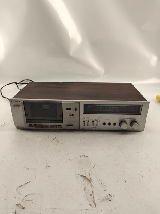 Hitachi - Model D-E25 Stereo Cassette Tape Deck Audio Stereo