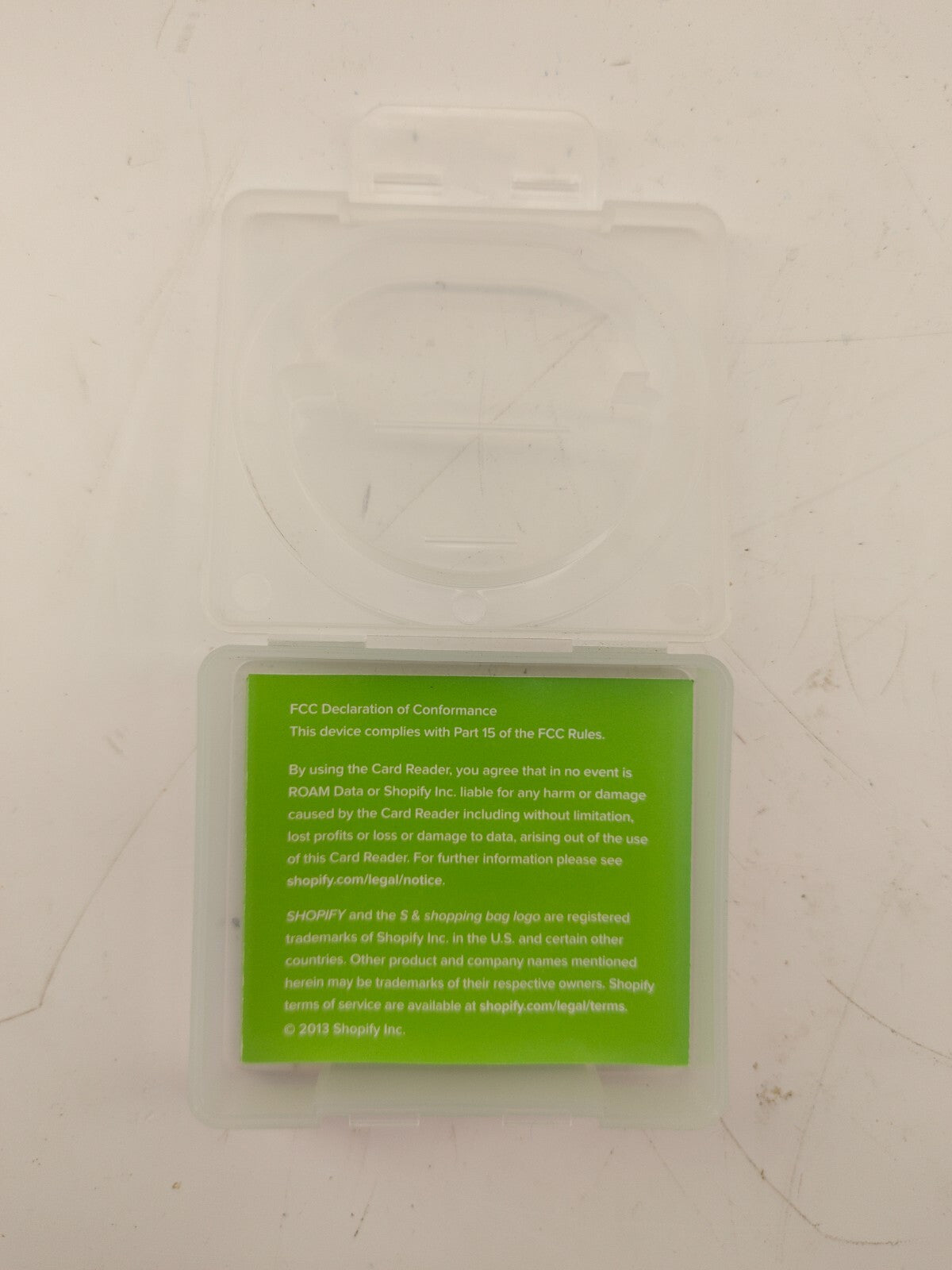 Shopify Card Reader