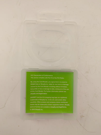 Shopify Card Reader