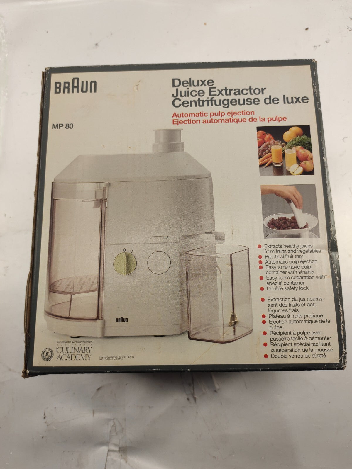 Braun Multipress Automatic Juicer Extractor, Made in Germany MP80 Type 4290 EUC