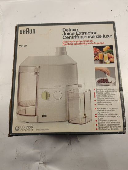 Braun Multipress Automatic Juicer Extractor, Made in Germany MP80 Type 4290 EUC