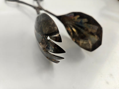 Vintage Silver Plated Pastry/Dessert  Scissor Tongs