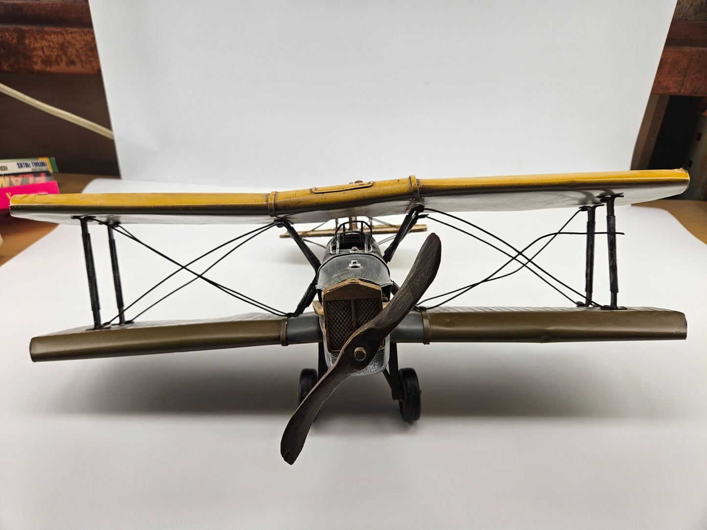 Vintage WW2 Plane Die-Cast Hand-Crafted Airplane WW2 18"
