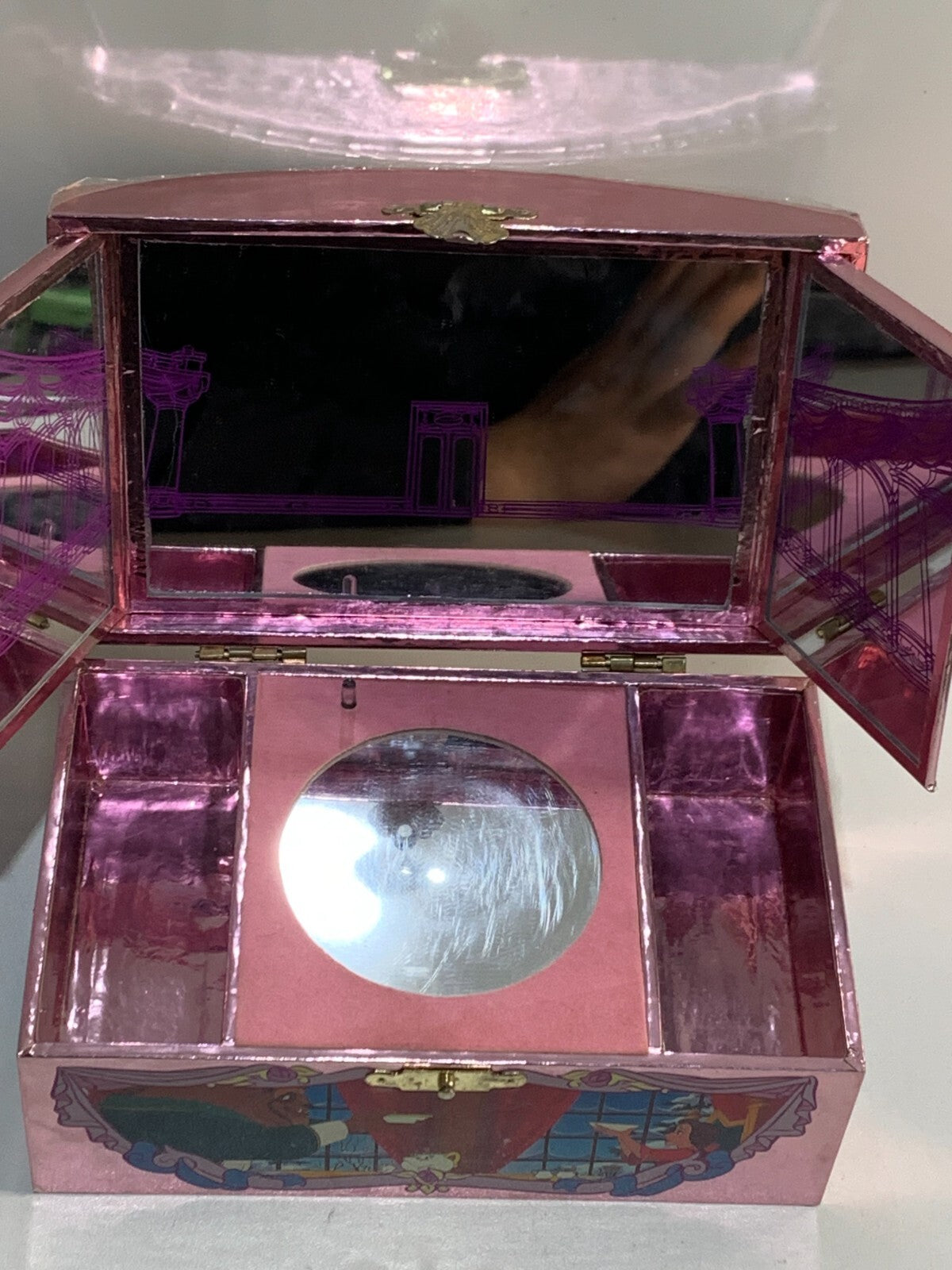 DISNEY BEAUTY & BEAST AURORA JEWELRY MUSIC BOX