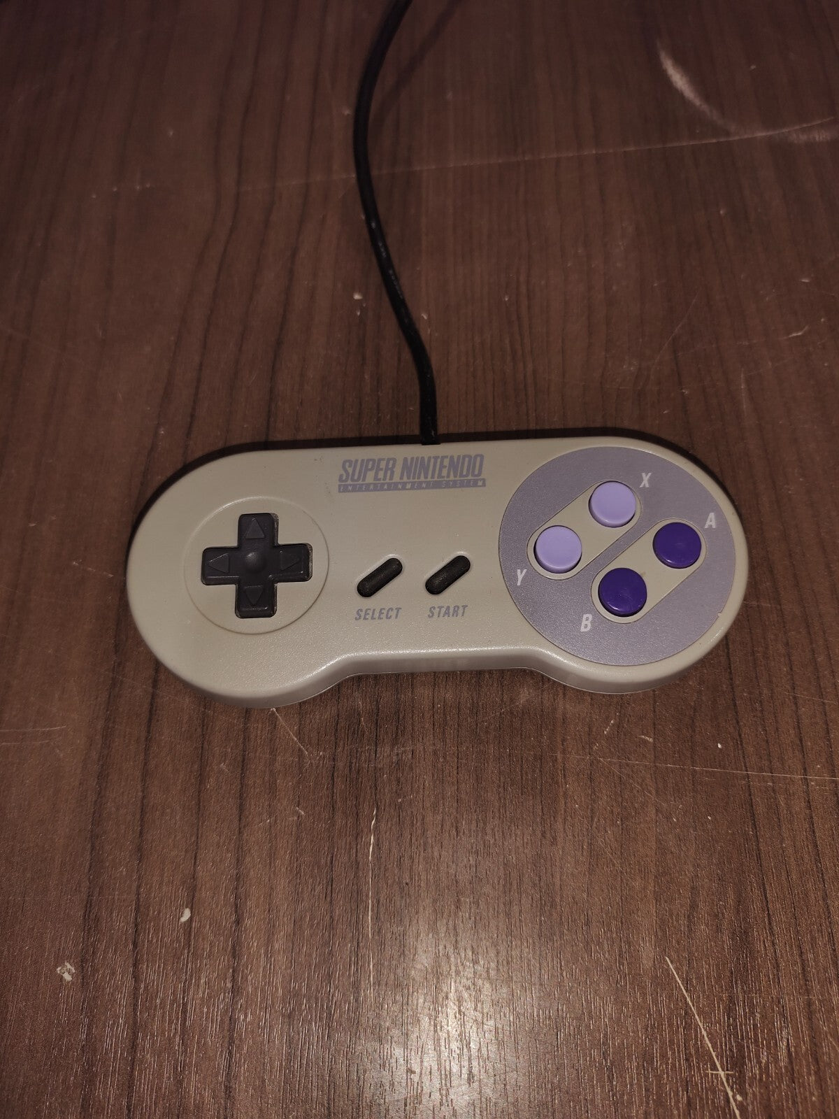 VINTAGE SUPER NINTENDO SNES ORIGINAL AUTHENTIC CONTROLLER SNS-005