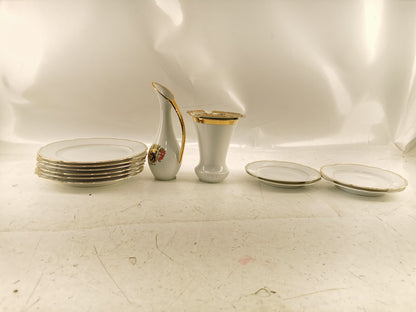 Bavaria Germany Plates & Creamer.