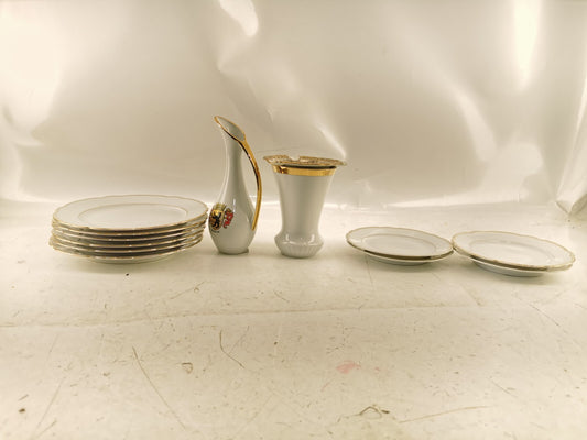 Bavaria Germany Plates & Creamer.