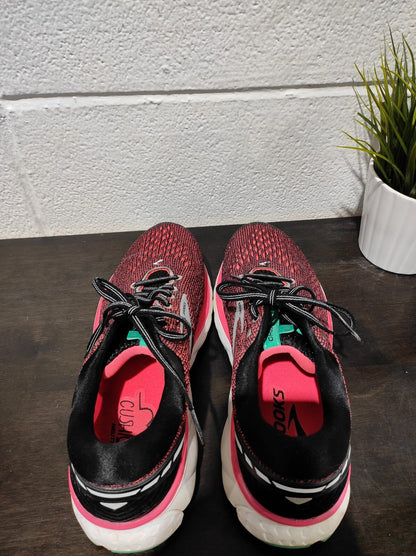 Brooks Ghost 11 DNA Pink Black Shoes Women's Size 8.5 M (B) Sneakers Running