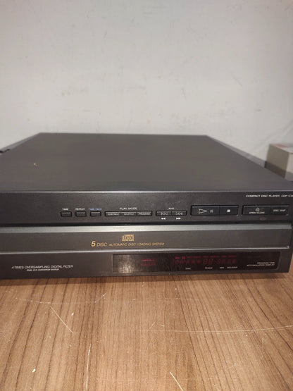 SONY CDP-C301M CD Compact Disc Player 5 Disc Changer - Untested