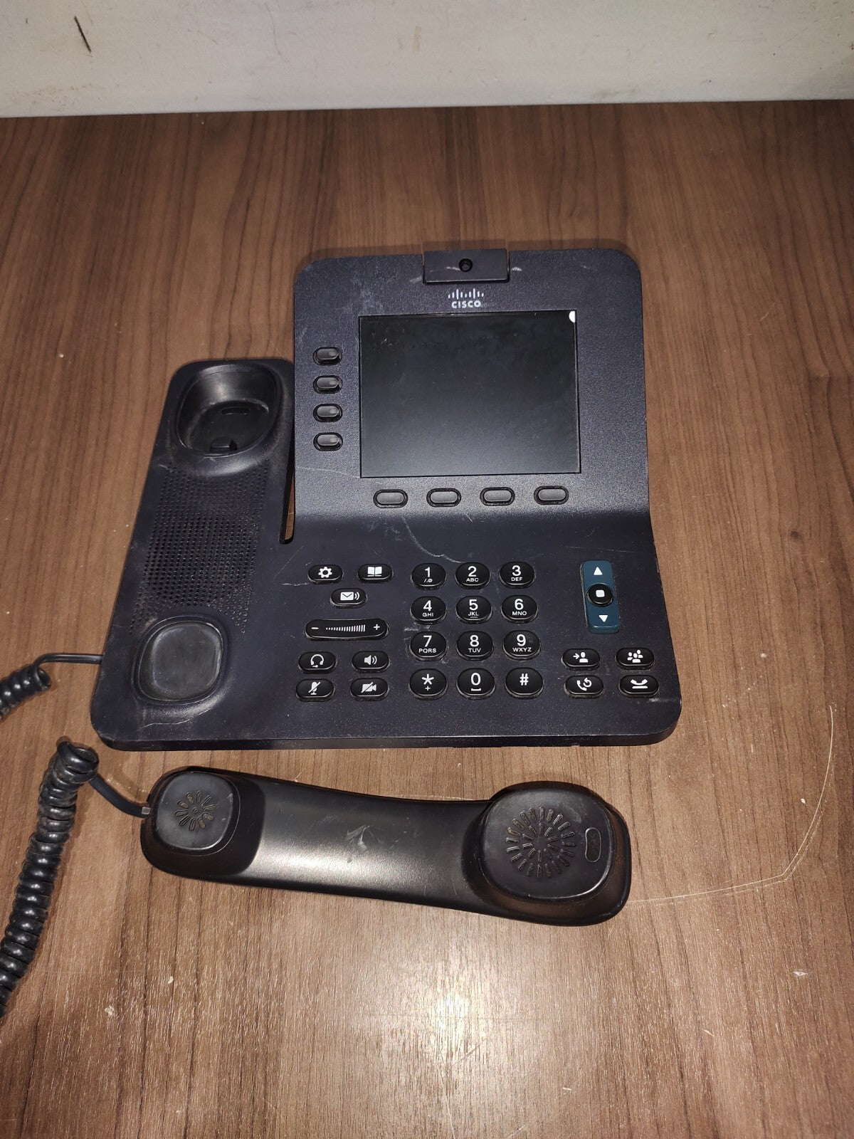 Cisco CP-8945- IP Video Conference Desk Phone Handset Voip - Black