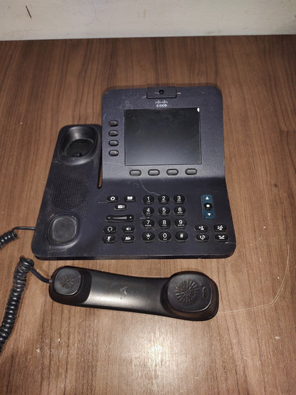 Cisco CP-8945- IP Video Conference Desk Phone Handset Voip - Black