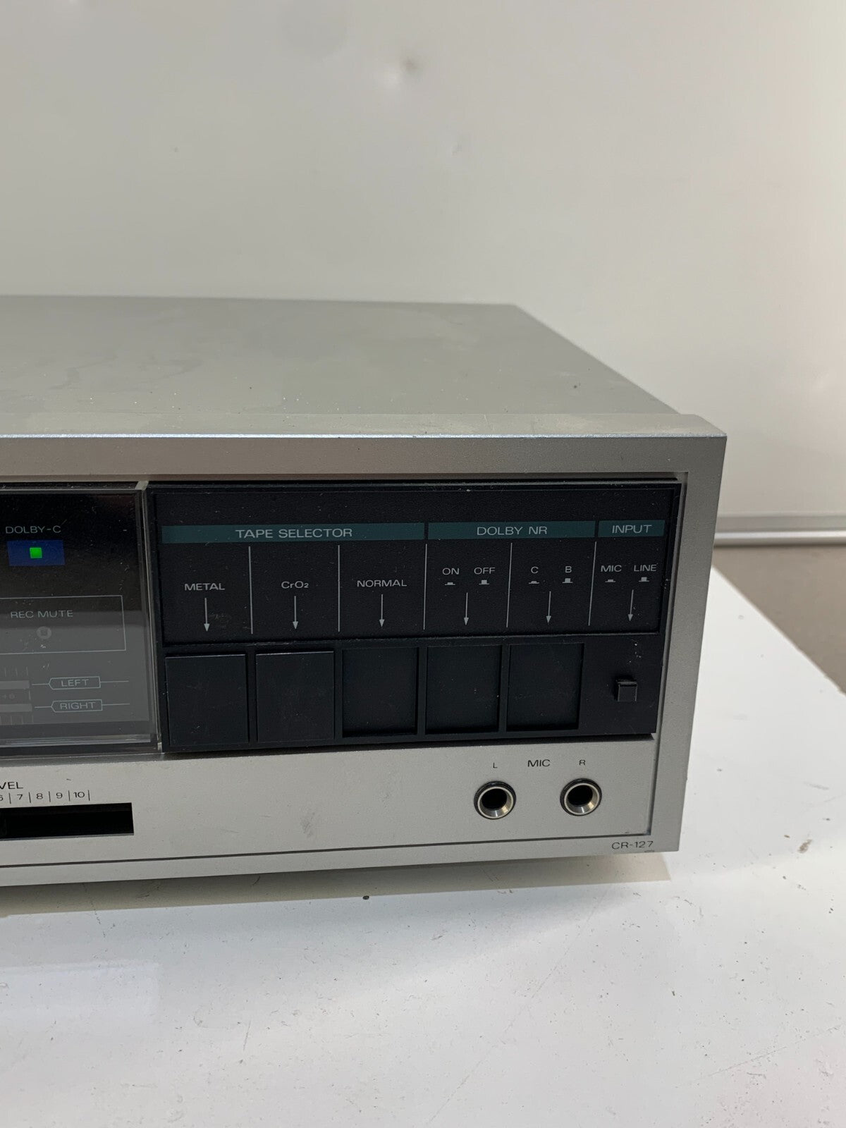Fisher Studio Standard CR-127 Cassette Tape Deck Player, Japan.
