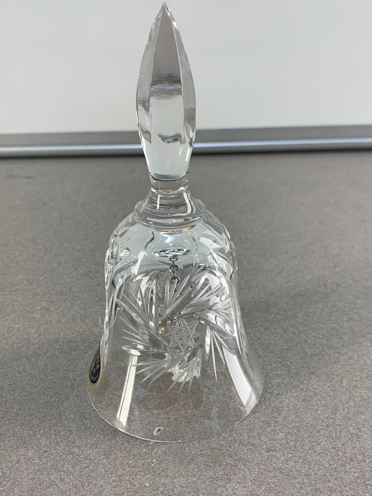 BOHEMIA 24% Lead Over Crystal Handle H Czechoslovakia (A-2) Collectable Bell