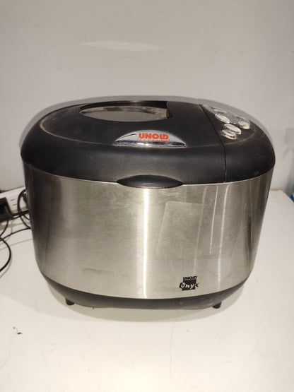 Unold Onyx Bread Maker Machine Model 8695 - German Requires connector