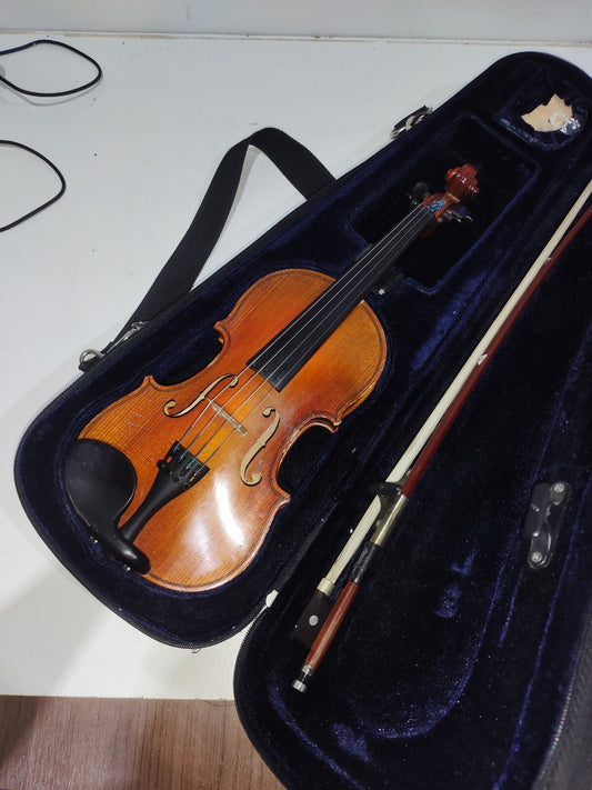 Collectible Rare Vintage Violin With Case