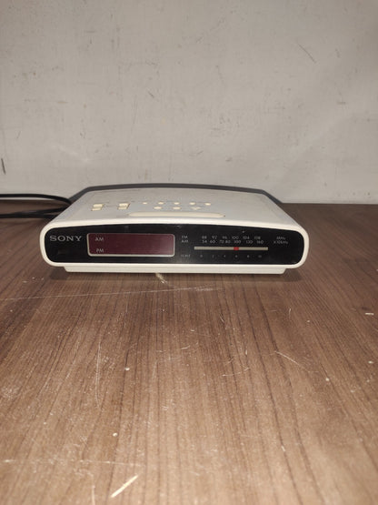Vintage Sony Dream Machine ICF-C420 Dual Alarm AM/FM Clock Radio - White