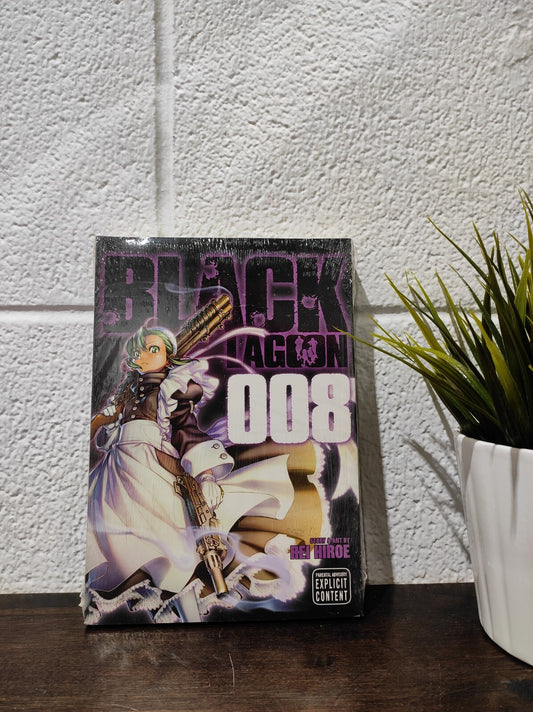 Black Lagoon Vol 8 English Manga by Rei Hiroe Viz Media- NEW