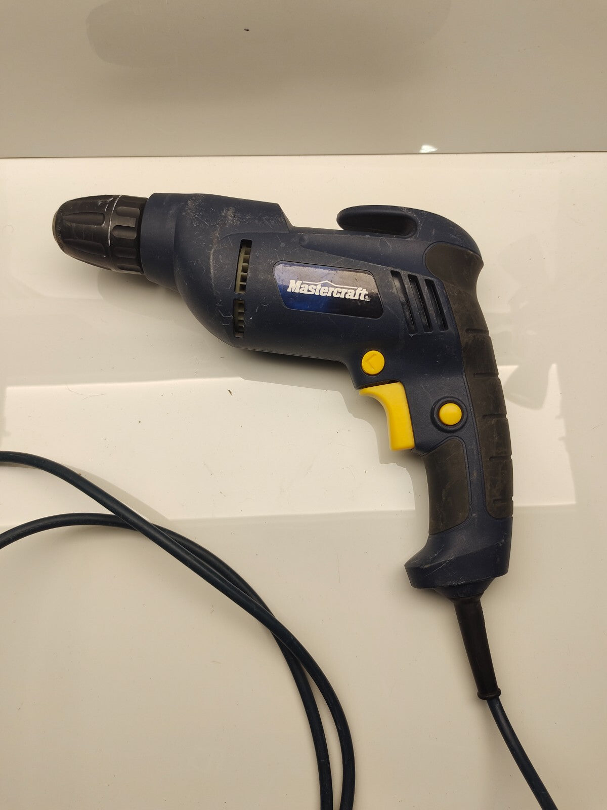 Mastercraft Drill 3/8 Inch 2700 RPM Variable Speed Trigger Corded Drill 110V
