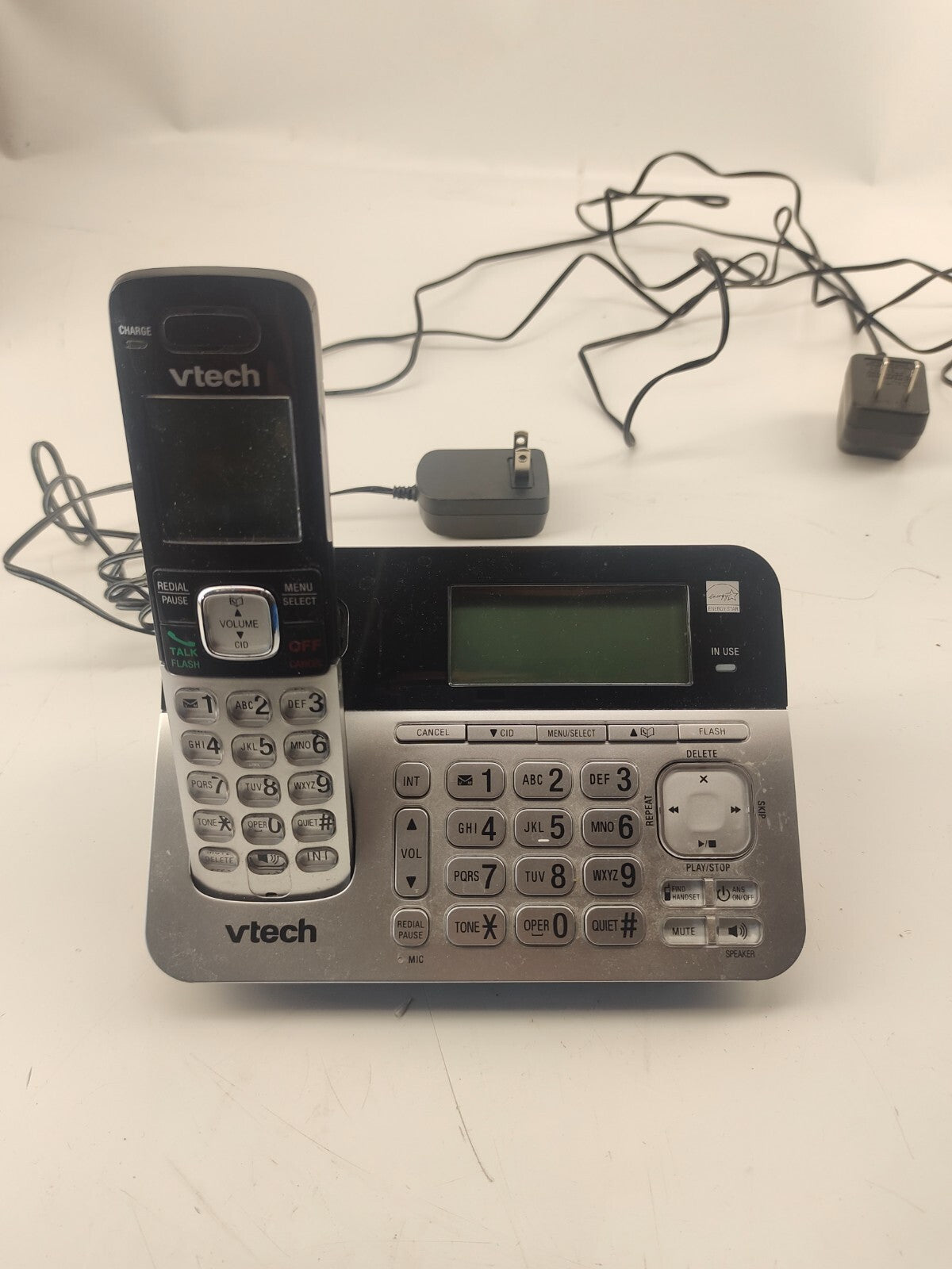 VTech DECT 6.0 Cordless Phone Answering System Bluetooth Call Block 3 Handsets