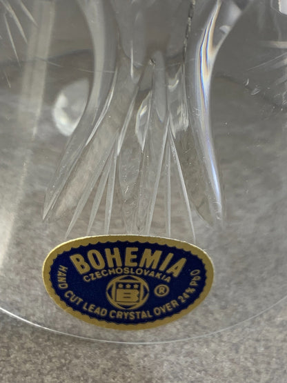 BOHEMIA 24% Lead Over Crystal Handle H Czechoslovakia (A-2) Collectable Bell