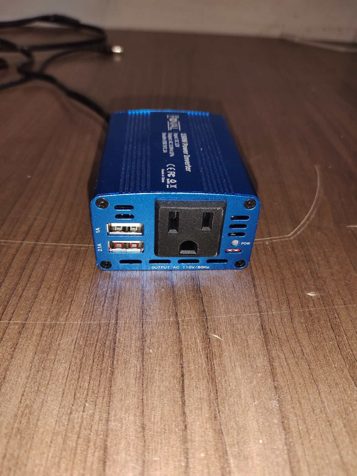 Foval 150W Power Inverter 12V DC to 110V AC Converter MT-MX 150W-3