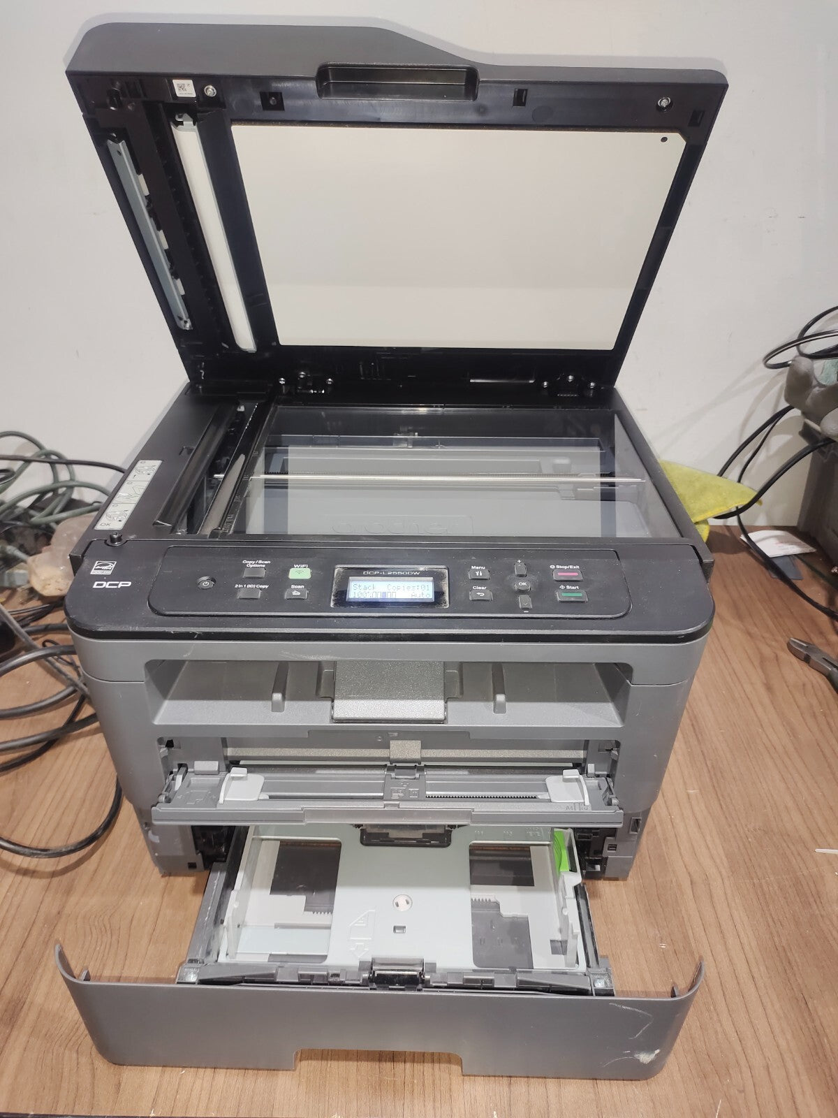 Brother DCP-L2550DW Compact Monochrome Laser Multifunction Printer - 3