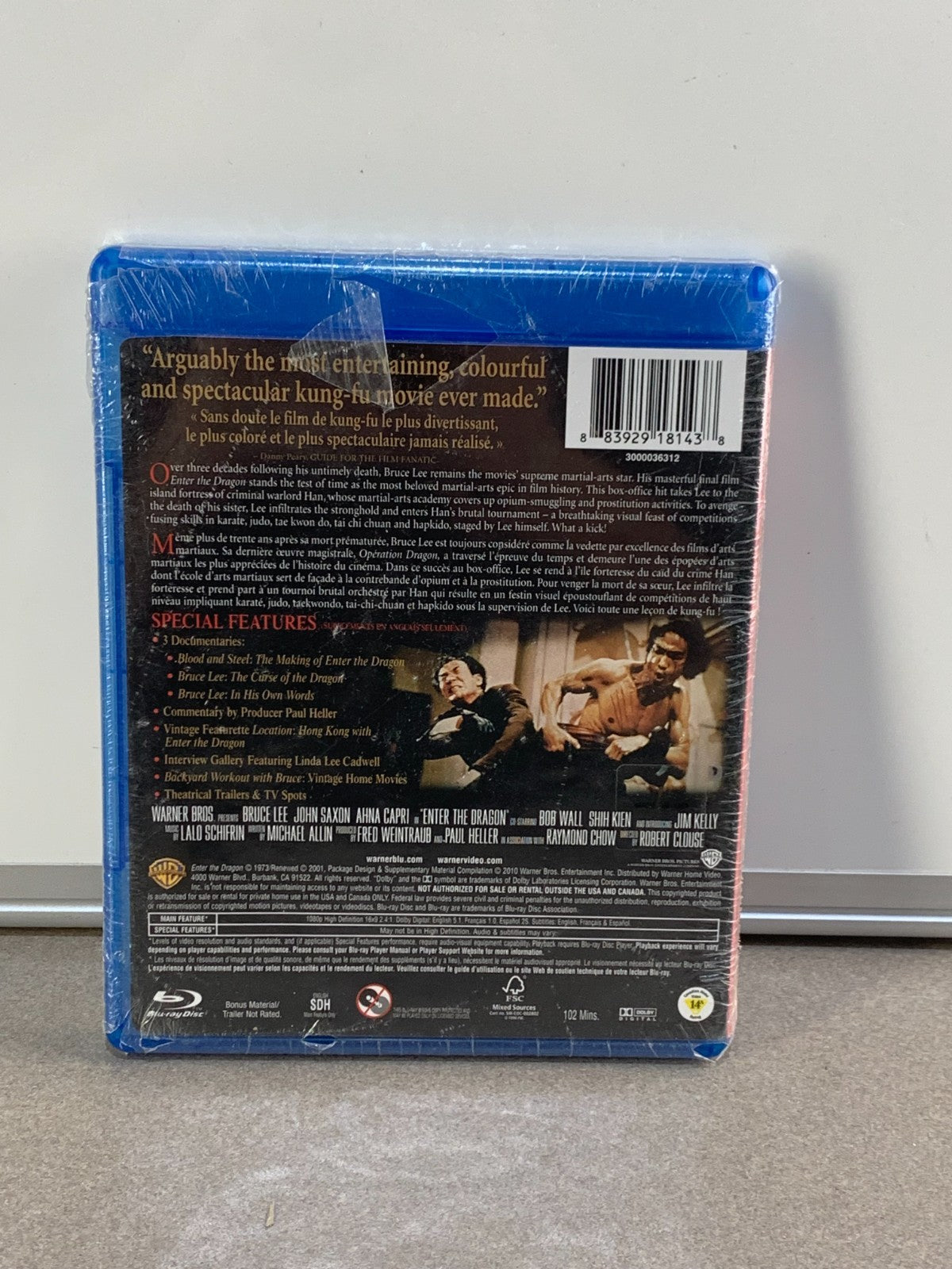 Enter the Dragon (Blu-ray, 1973) Bruce Lee, Cult Classic, Final Film, Rare, OOP