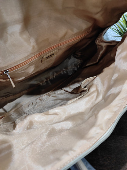 Baleno Collection Beige Tote Hand Bag