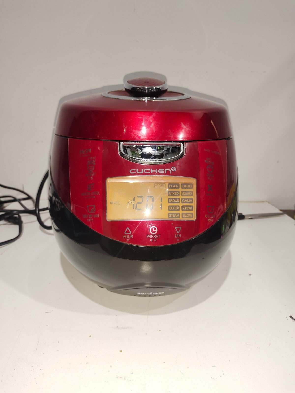 CUISEUR À RIZ À INDUCTION ET À PRESSION CUCHEN 6 TASSES - Capteur intelligent