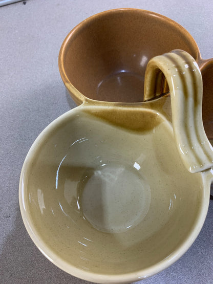 Earth Arts By Artables Debra Durrer 3-part Traditions Pottery Relish Dish