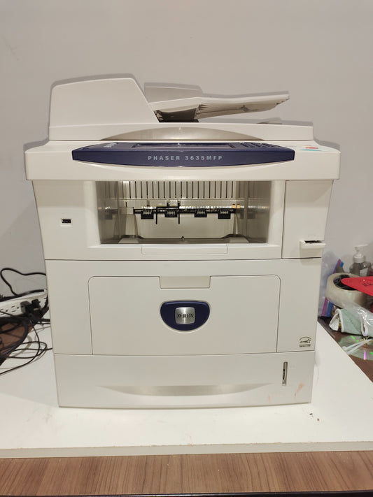Xerox Phaser 3635MFP MFP Printer Fax Scan Copy USB LAN 7" Color LCD Touch