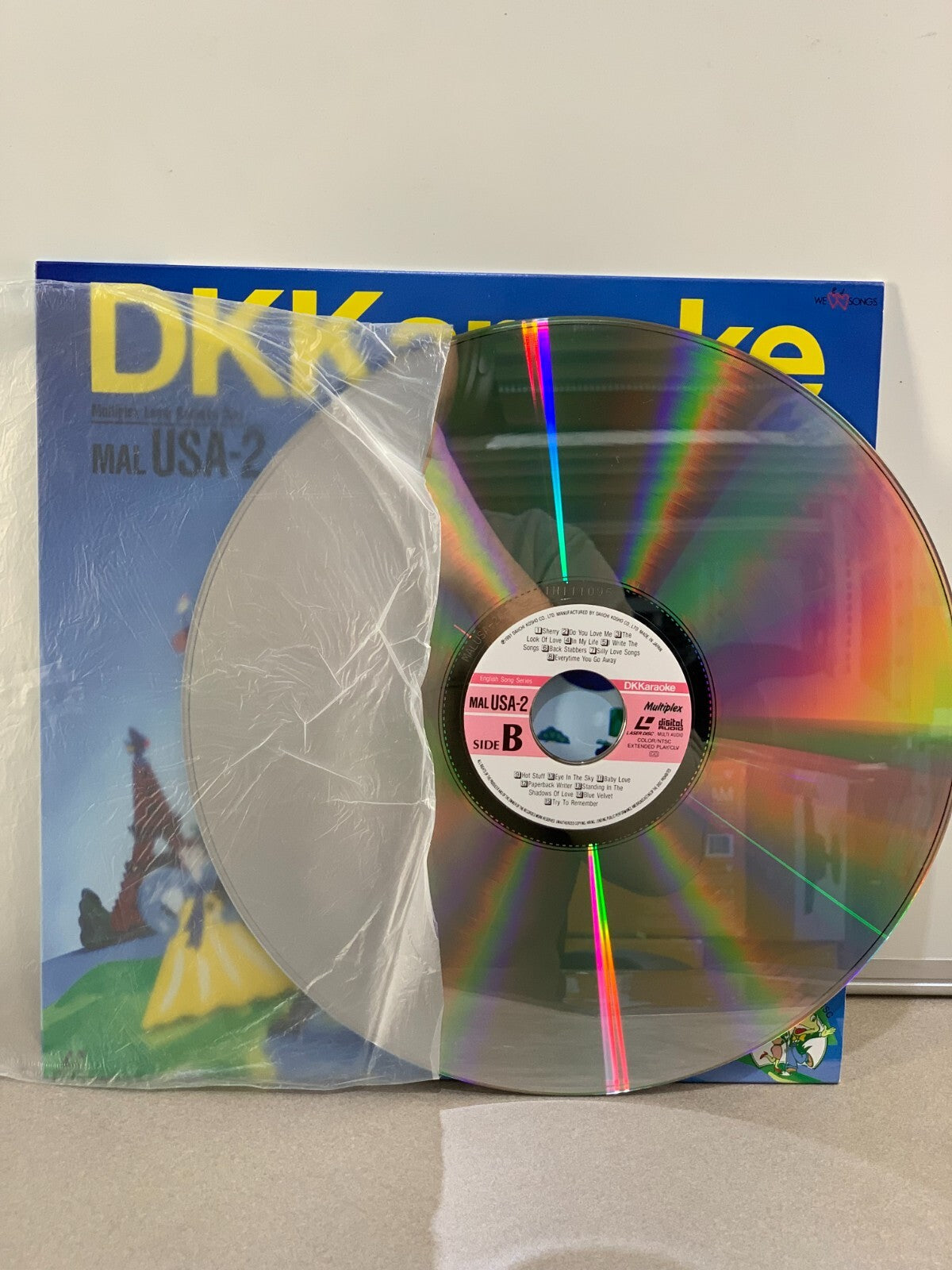 DK KARAOKE English Song Series Laserdisc LD MAL USA-2 Multiplex Laser Disc