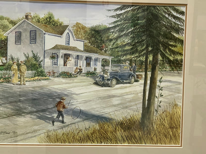 Beautiful Painting Print 914/3950 By William band