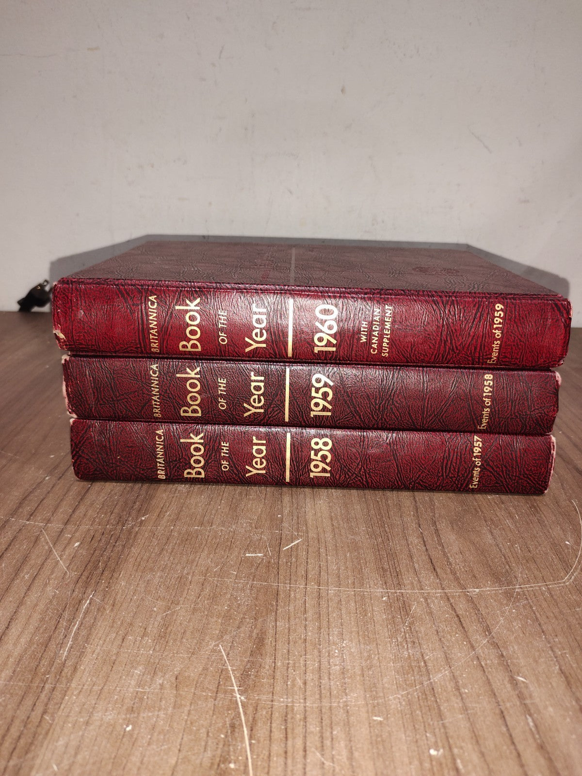 Encyclopedia Britannica Book Year - Set of 3 (1958-1959-1960)
