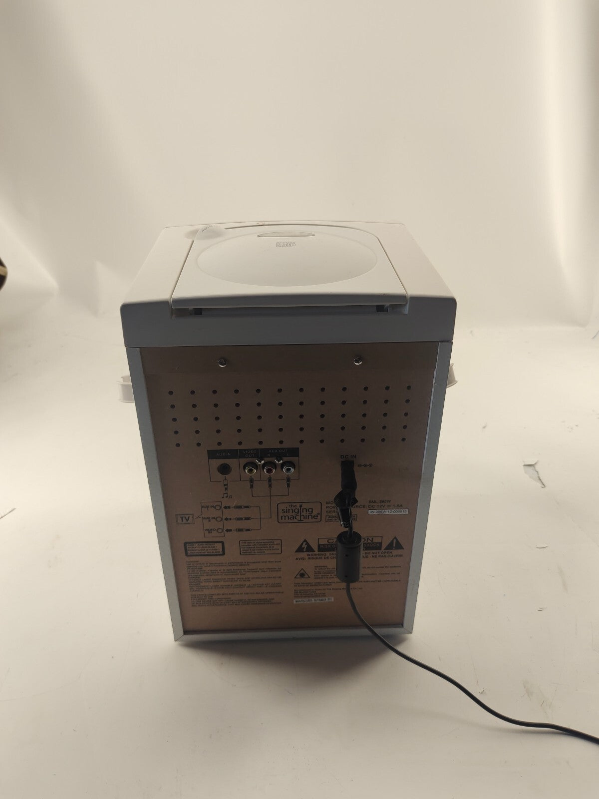 The Singing Machine SML-385W Portable CDG Player Karaoke With 1 Mic Tested