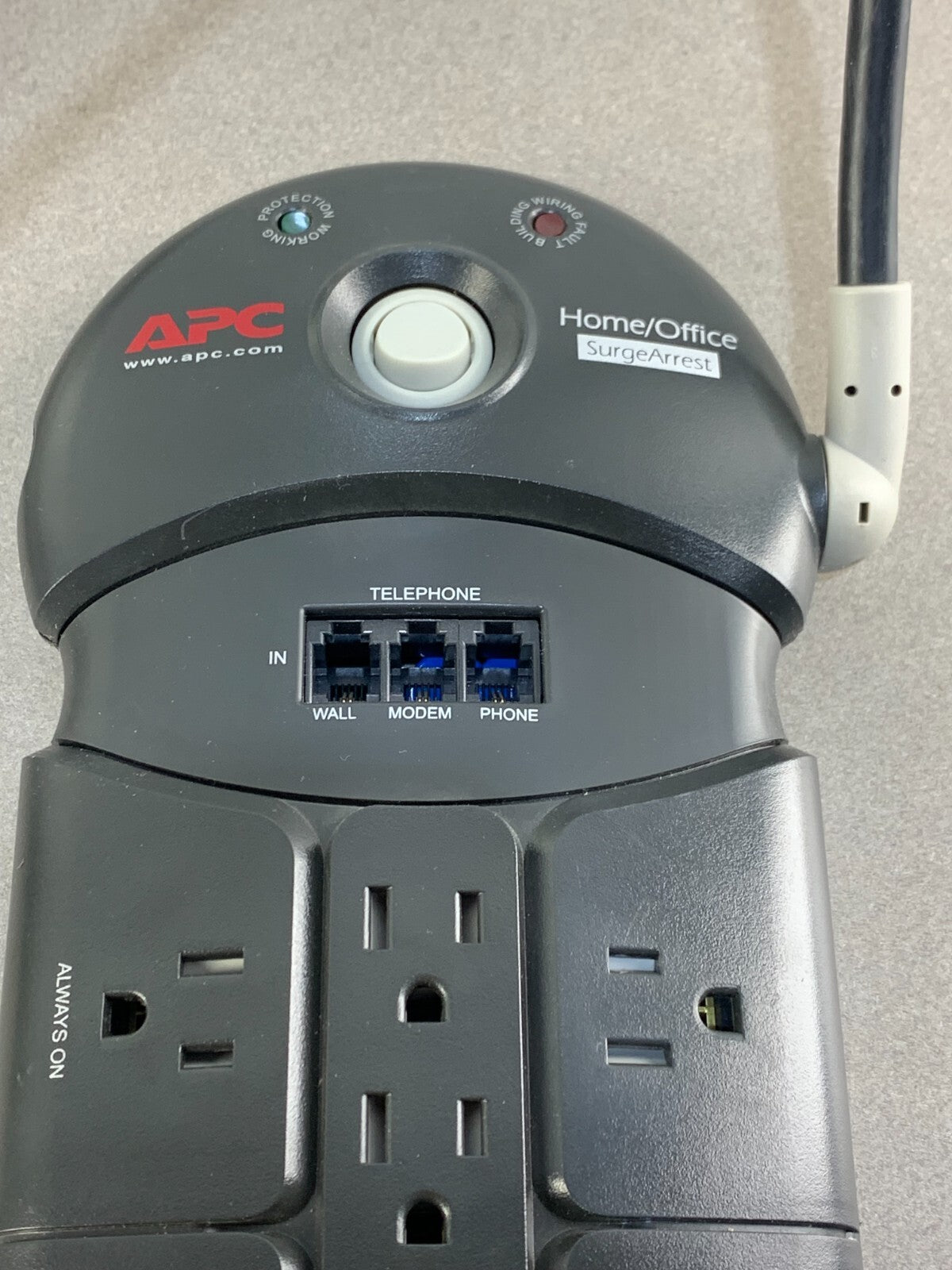 APC SurgeArrest Home/Office Surge Protector - 8 Outlets + Phone/Modem