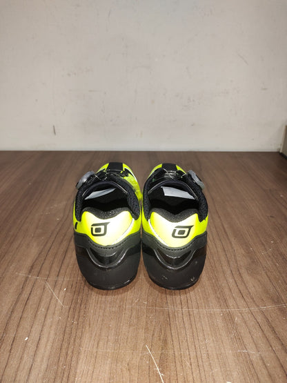 Crono Nylon Cycling Shoes - Neon Green - Size - 39 (EUR)