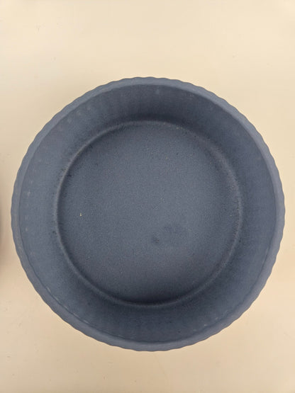 Vintage  Wedgwood Jasperware Round Trinket Ring Box Lid Wedgewood England