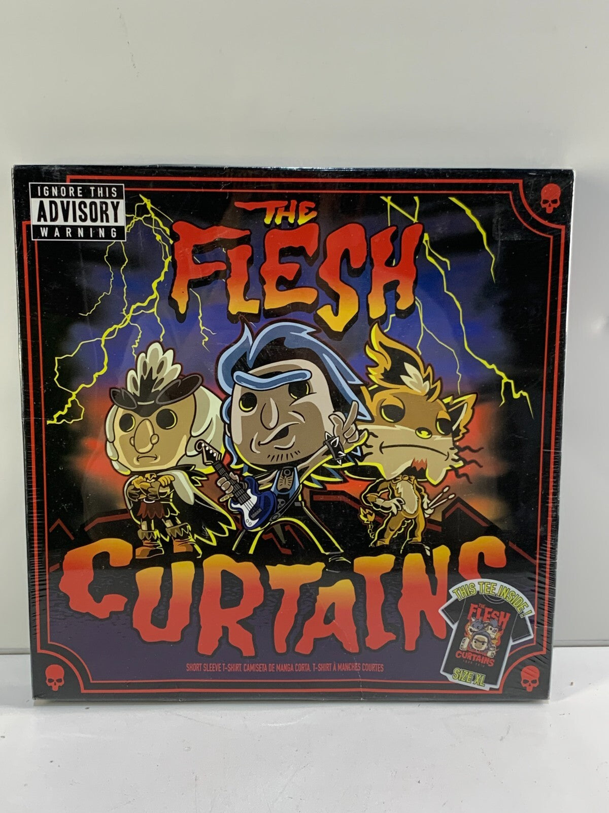 Funko Pop Rick and Morty The Flesh Curtains Tour T-shirt XL Black, SEALED