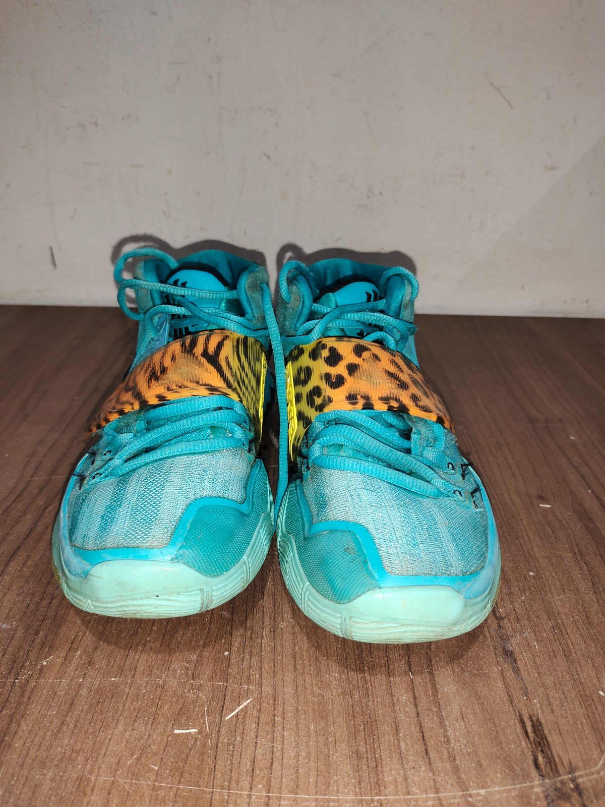 Nike Kyrie 6 Oracle Aqua Animal Print Men's Size - 8 BQ4630-300 2019 Shoes