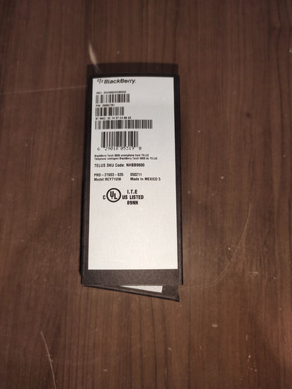 BlackBerry Torch 9800 Slider Smartphone Blac 4GB - With Power Cord