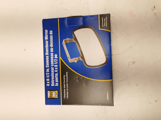 Power Fist 4x8-1/2 in. convex overdoor mirror