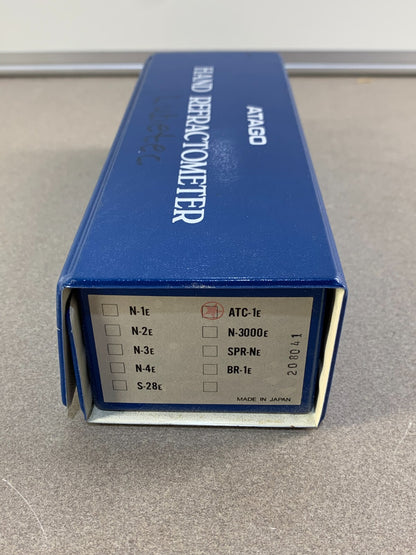 Atago Hand Refractometer Automatic ATC - 1E Brix 0~32% Made In Japan