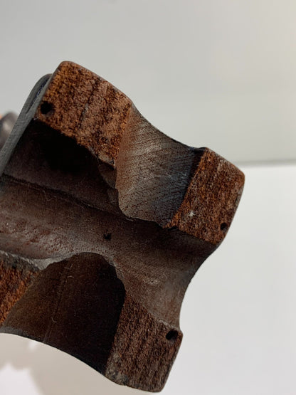 Chinese Figurine Happy Fisherman Hand Carved Wood Statue