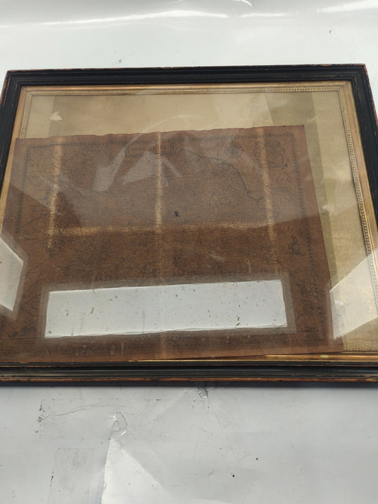 Antique Map The North Riding of Yorkshire - Frame