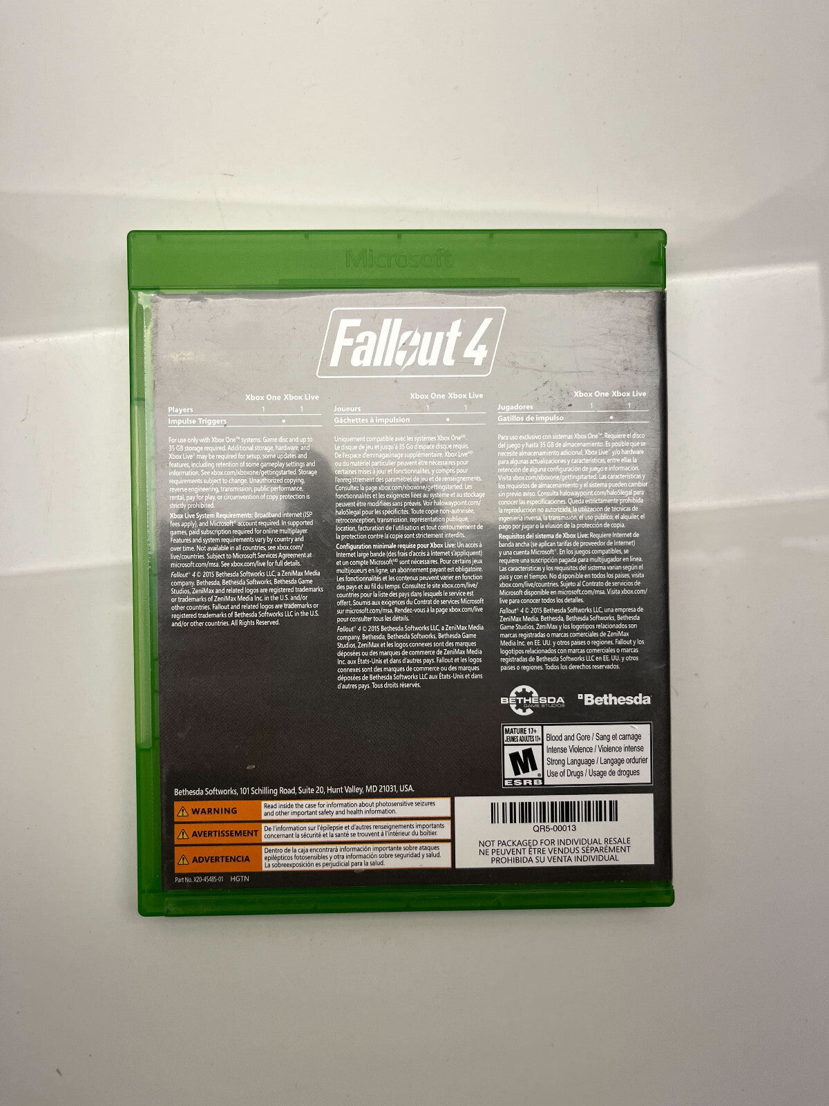 Fallout 4 (2015) Xbox One