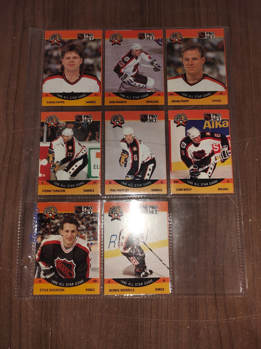 Rare Collectible NHL - Assorted Cards (Set - 5-55) PRO-SET - Set of 16 Cards