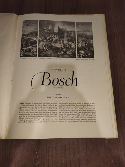 Vintage Rare Collectible - An Abrams Art Book - Bosch